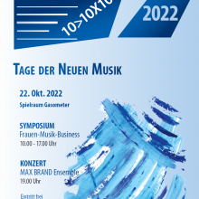 Tage der Neuen Musik - Konzert &amp; Symposium